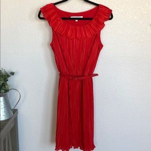 Women’s Pleated Dress with belt